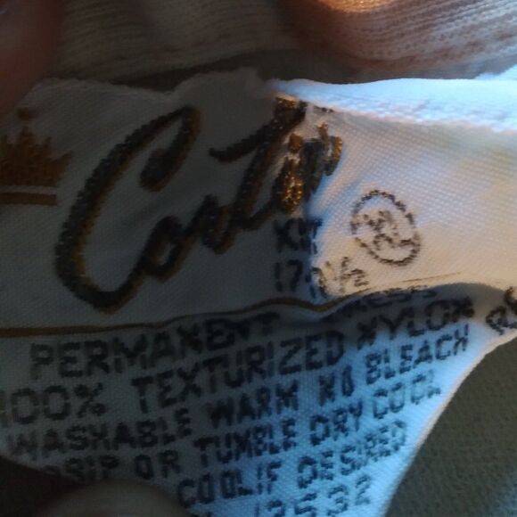 Vintage Cortini Knit Abstract Geometric Polyester Disco Shirt - Picture 7 of 7